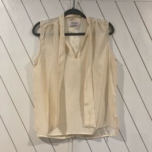 Frame Cream silky top S